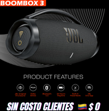 🎁-60% JBL Boombox 3 Negro Con Bluetooth Y Resistente Al Agua - 180 W🔥
