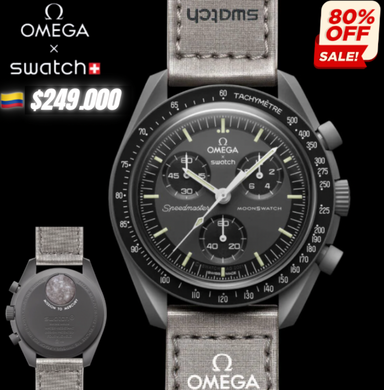 🚨-80% MEGA X SWATCH/ Biocerámica MoonSwatch Misión al Mercurio SO33A100🔥