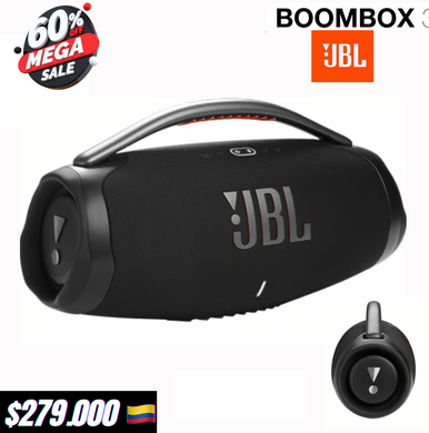 🎁-60% JBL Boombox 3 Negro Con Bluetooth Y Resistente Al Agua - 180 W🔥