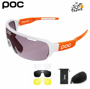 🎁SIN COSTO! POC AVIP/UV400 +3 lentes/HD,Professional Cycling/