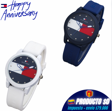🎁 Gratis!Tommy Hilfiger Watch-Denim TR90