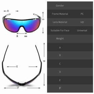 🎁 GRATIS POC Cycling UV400 +3 lentes, UV400, HD,Professional🔥