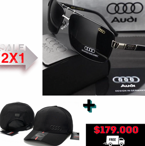 2X1.AUDI, Sunglasses A7 polarized UV400 + Audi.Cap