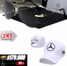 🚨-70% 2X1 MERCEDES BENZ LENTES DE SOL+GORRA F1🏁
